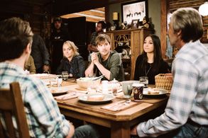 Amber Marshall and Madison Cheeatow in Heartland (2007)