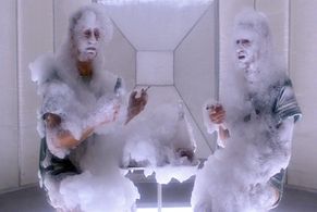 Olgierd Lukaszewicz and Jerzy Stuhr in Sexmission (1984)