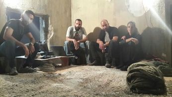 Rona-Lee Shimon, Lior Raz, and Boaz Konforty in Fauda (2015)