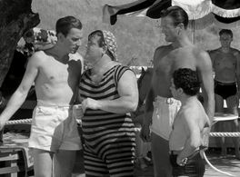 Bud Abbott, Lou Costello, Harry Monty, and James Seay in Ride 'Em Cowboy (1942)