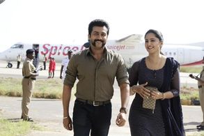 Suriya and Anushka Shetty in Singam 3 (2017)
