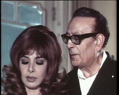 Mahmoud Al Meleji and Nahed Sharif in El-Bahth an El-Mataeb (1975)