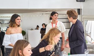 Cannes 2019 - Zarina with Willem Dafoe