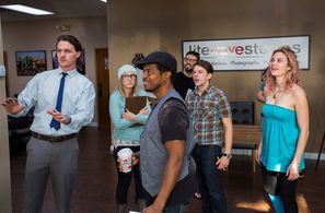 Jackson on set of Behind the Scenes: The Webseries