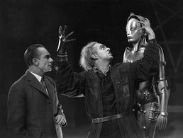 Alfred Abel, Brigitte Helm, and Rudolf Klein-Rogge