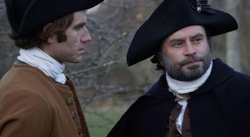 Ryan Bourque (left) with Kevin Ryan in Lost Nation