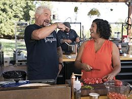 Aarti Sequeira, Guy Fieri, and Carl Ruiz in Guy's Ranch Kitchen (2017)