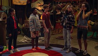 Zach Zagoria on the set of Prince of Peoria.