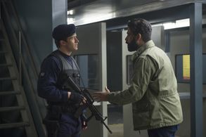 Robert Buckley and Rahul Kohli in iZombie (2015)