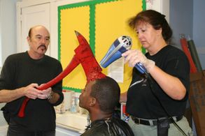 Reggie Bannister, Gigi Bannister, and Ira Hill in The Quiet Ones (2010)