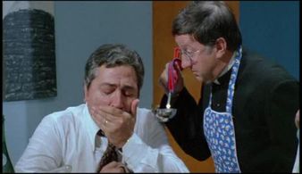 Dino Emanuelli and Renzo Montagnani in The Schoolteacher Goes to Boys' High (1978)