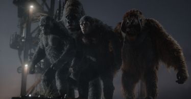Karin Konoval, Terry Notary, Nick Thurston, and Scott Lang in Dawn of the Planet of the Apes (2014)