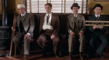 Derek Bogart and Daniel Cristofori in Murdoch Mysteries (2008)