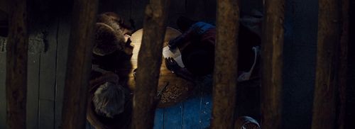 Jennifer Jason Leigh, Michael Madsen, and Kurt Russell in The Hateful Eight (2015)