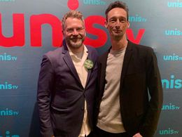 Dominic Desjardins and Matthew MacCallum at the premiere of Paris Paris season 2.