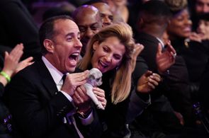 Jerry Seinfeld and Jessica Seinfeld