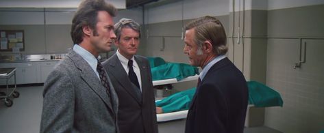 Clint Eastwood, Hal Holbrook, and Joe Miksak in Magnum Force (1973)