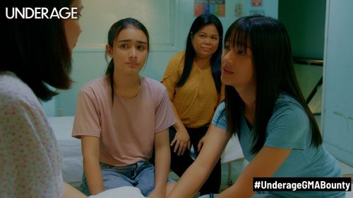 Hailey Mendes, Maey Bautista, and Lexi Gonzales in Underage (2023)