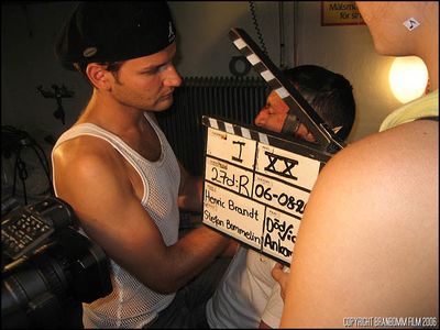On set of 