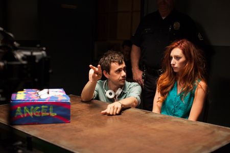 On set of 