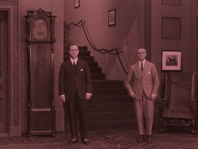 Paul Bildt and Arnold Korff in The Haunted Castle (1921)