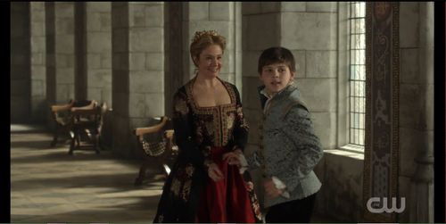 Megan Follows and Tomaso Sanelli in Reign (2013)
