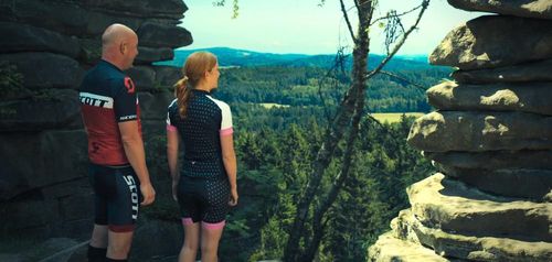 Pavel Necas and Hana Vagnerová in Bikers (2017)