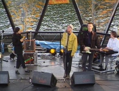 Michael Stipe, Billy Bragg, and Natalie Merchant in Time Capsule (1990)