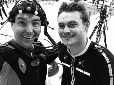 Cooper North & Nolan North on set of Marvel’s Avengers (2020)