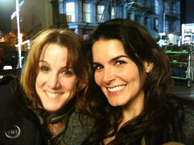 Angie Harmon and Janet Tamaro