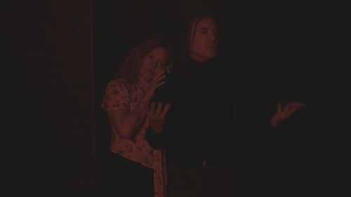 Rohan Quine and Heather Cairns in Doctor Theatre (2020)