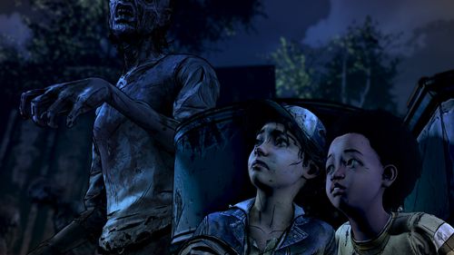 Melissa Hutchison and Tayla Parx in The Walking Dead: The Final Season (2018)