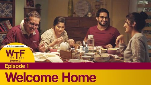 Renuka Shahane, Shishir Sharma, Veer Rajwant Singh, and Eisha Chopra in What the Folks (2017)