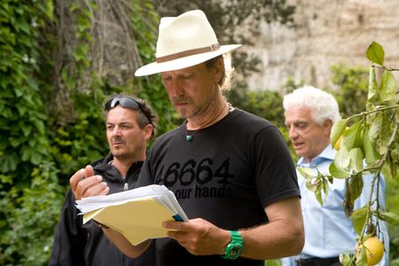 Dale Hildebrand going over script