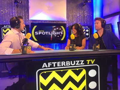 AfterBuzz TV interviewing Richard Ryan and Jackie Nova