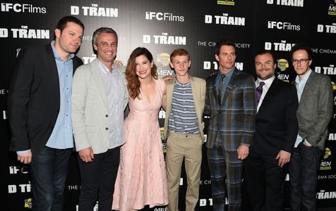 James Marsden, Jack Black, Jarrad Paul, Kathryn Hahn, David Bernad, Andrew Mogel, and Russell Posner at an event for The