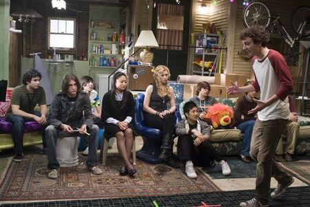 Gaelan Connell, Ryan Donowho, Aly Michalka, Charlie Saxton, Tim Jo, and Lisa Chung in Bandslam (2009)