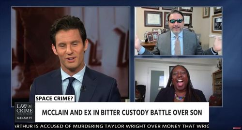 John M. Phillips Hams It Up in Law & Crime During Legal Segment