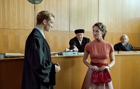 Friederike Becht and Alexander Fehling in Labyrinth of Lies (2014)