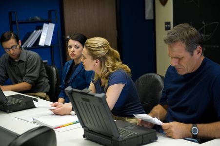 Alex Carter, Monica Keena, Emily Sandifer, and Mitch Lerner in 40 Days and Nights (2012)