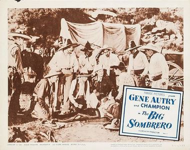 Gene Autry, Jose Alvarado, Robert Espinoza, Antonio Filauri, Neyle Morrow, and Artie Ortego in The Big Sombrero (1949)