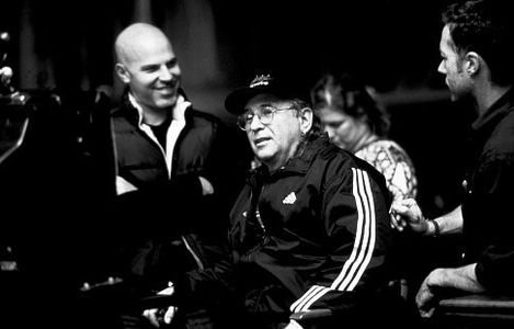 Director Joel Zwick (center)