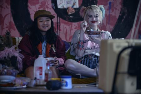 Margot Robbie and Ella Jay Basco in Birds of Prey (2020)