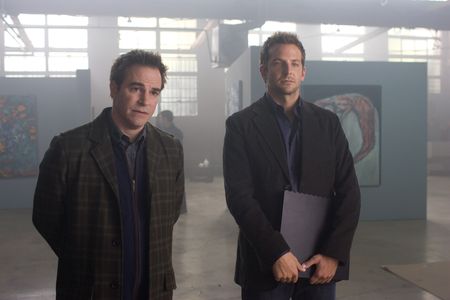Peter Bart, Roger Bart, and Bradley Cooper in The Midnight Meat Train (2008)