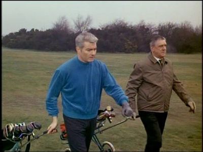 Richard Bradford and Basil Dignam in Man in a Suitcase (1967)
