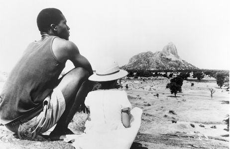 Isaach De Bankolé and Cécile Ducasse in Chocolat (1988)