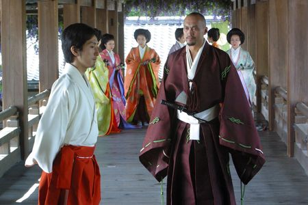 Ken Watanabe and Shichinosuke Nakamura in The Last Samurai (2003)