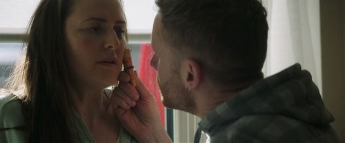 Ian Lloyd Anderson and Clare Dunne in Herself (2020)