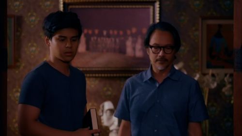 Nor Domingo and Khalil Ramos in Love You Stranger (2022)