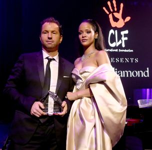 Rihanna and Michael Rapino